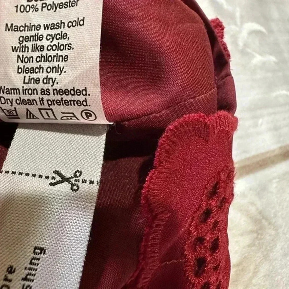 Madewell Red Mini Skirt Size Small NWT - Picture 5 of 8